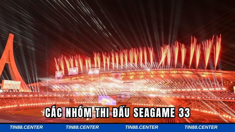 Các nhóm thi đấu Seagame 33